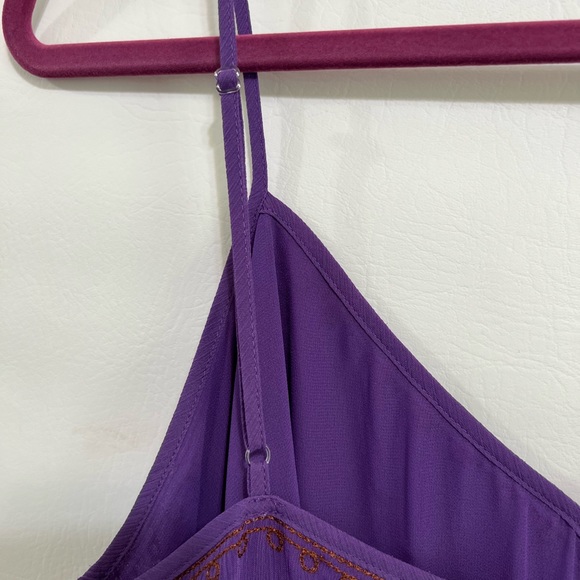 Mix It purple top with sequins boho sz 1x plus size EC - Picture 12 of 14